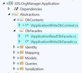 Database Facades and Context Interfaces
